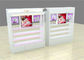 분홍색 유행 지도된 빛을 가진 화장용 상점 가구/메이크업 전시 진열장 협력 업체